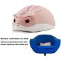 2.4GHz Wireless Mouse Cute Hamster Shape Less Noice Portable Mobile Optical 1200DPI USB Mice Cordless Mouse for PC Laptop Computer Notebook MacBook Kids Girl Gift (Pink)