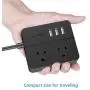 USB Power Strip JSVER Power Strip with 3 USB, Power Strip Surge Protector, 2 AC Outlet Strip, USB Charging Station with 5ft Extension Cord, Mini Power Cord for Home, Office, Dorm, Travel (Black) USB Power Strip JSVER Power Strip with 3 USB, Power Strip Surge Protector, 2 AC Outlet Strip, USB Charging Station with 5ft Extension Cord, Mini Power Cord for Home, Office, Dorm, Travel (Black)