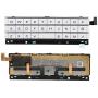 Oumij High Sensitivity Mobile Phone Keyboard Assembly Digital Button for BlackBerry Q30.(White)