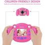 Campark Kids Camera,with 16GB Card Mini Child Camcorder with HD LCD Display for Girls Pink