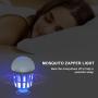 SUNNEST Bug Zapper, 2 in 1 Mosquito Killer Lamp Bug Zappers Light Bulb, Electronic Insect & Fly Killer for Home Kitchen Indoor Outdoor Patio Backyard - 110V E26/E27