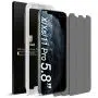 uShield Privacy Screen Protector Compatible with iPhone Xs/iPhone X/iPhone 11 Pro (5.8&quot Display) (w/Installation Frame) [Anti-Scratch/Spy] Tempered Glass Screen Protector (3Pack) [Case Friendly]