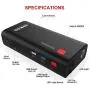 GOOLOO 1200A Peak 18000mAh SuperSafe Car Jump Starter with USB Quick Charge 3.0 (Up to 7.0L Gas or 5.5L Diesel Engine), 12V Portable Power Pack Auto Battery Booster Phone Charger Built-in LED Light