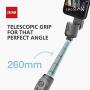 Zhiyun Smooth X 2-Axis Smartphone Gimbal Stabilizer for iPhone 11 Pro Xs Max Xr X 8 Plus 7 SE Android Samsung Galaxy Extendable Foldable Cell Phone Vlogging Kit for YouTube TIK Tok Video SmoothX Grey