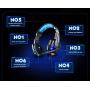 KOTION Each G9000 3.5mm Game Gaming Headphone Headset Earphone Headband with Microphone LED Light for Laptop Tablet Mobile Phones (Blue)