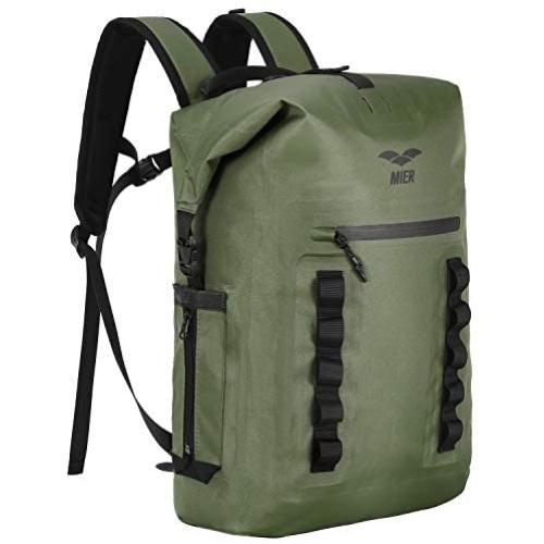MIER Waterproof Backpack Sack Roll-Top Closure Dry Bag Lightweight for Kayaking, Rafting, Boating, Swimming, Camping, Hiking, Beach, Fishing, 30L
