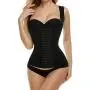 Ekouaer Womens Underbust Corset Waist Trainer Cincher Steel Boned Body Shaper Tummy Fat Burner Ekouaer Womens Underbust Corset Waist Trainer Cincher Steel Boned Body Shaper Tummy Fat Burner