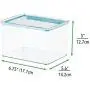 mDesign Airtight Stackable Plastic Kitchen Cabinet Pet Food Storage Container - Attached Lid - Compact Bin for Pantry, Refrigerator, Freezer - BPA Free, Food Safe - Holds 2 Quarts, 2 Pack - Clear mDesign Airtight Stackable Plastic Kitchen Cabinet Pet Food Storage Container - Attached Lid - Compact Bin for Pantry, Refrigerator, Freezer - BPA Free, Food Safe - Holds 2 Quarts, 2 Pack - Clear