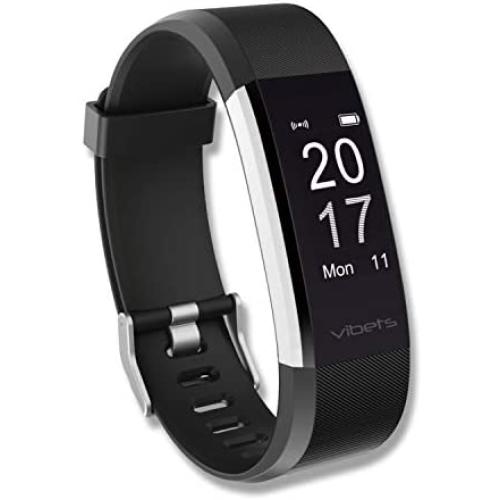 Vibets Pulse Fitness Tracker with Heart Rate Monitor, Activity Tracker Watch, Waterproof Smart Bracelet with Step Counter for Walking, Calorie Counter, Pedometer Watch for Kids Women and Men. USA