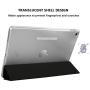 TSOMEI Slim Case - iPad 7th Generation 10.2 Case - Cover-to-Back Adsorption + Three Magnetic Standing Modes + Translucent Hard Shell - Sleep/Wake Cover (Black)