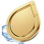 Cell Phone Ring Holder for Back of Phone Mount and Finger Grip iPhone Ring Kickstand (Gold)