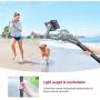 ULANZI Carbon Fiber Extension Monopod Pole Rod Extendable Stick 1/4 Thread Compatible for DJI OSMO Mobile 3 Zhiyun Smooth 4 Q/Hohem/Moza Stabilizer Gimbal
