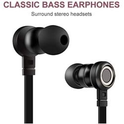 Festnight PTM P5 Wired in-Ear Earphones, Stereo Headset Gaming Headphones with Microphone for PSP Android Smartphones Tablet PC Laptop