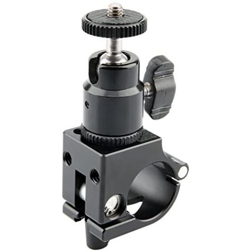 NICEYRIG Compatible QR Rod Clamp DJI RoninM MX MOZA Gimbal Stabilizer with 360 Degree Swivel Monitor Shoe Mount