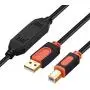 SNANSHI USB Printer Cable 50 ft Active Printer Cable USB 2.0 Type A Male to Type B Male Printer Scanner Cable Built-in Signal Booster Chip Extra Long 50 Feet Printer Cable SNANSHI USB Printer Cable 50 ft Active Printer Cable USB 2.0 Type A Male to Type B Male Printer Scanner Cable Built-in Signal Booster Chip Extra Long 50 Feet Printer Cable