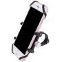 GUB Mountian Bike Phone Mount - Universal Adjustable Bike Mount Cell Phone GPS Mount Holder Rotating Cradle Clamp with Silicone Band for Mountain Bike Motorbike,iPhone Samsung (Black with Band)