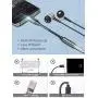 USB C to 3.5MM, USB C Headphone Adapter Aux Audio Dongle, Headphone Adapter for Pixel 4, Nylon Cable DAC Adapter Compatible with Note 10, iPad Pro, HTC U11 and Most USB C Smart Phones