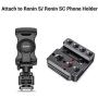 SMALLRIG Monitor Mount Holder for DJI Ronin S & Ronin SC Gimbal Accessories Mounting Plate, w/ 1/4” Thread 3/8” Locating Hole NATO Rail for Magic Arm Handle - 2214