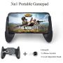 JP Digital Grip Game Controller Mobile Joystick Gamepad, Ergonomic Design Handle Holder Handgrip Stand for PUBG Fortnite Red Dead: Redemption, Support 4.7-6.44 inch Phones