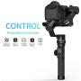 FeiyuTech AK4500 3-Axis Gimbal Stabilizer for DSLR Camera Canon EOS 80D 5D Mark Ⅳ 6D Mark Ⅱ, Sony a9 Full Frame Mirrorless, Sony A7R, A7S, A6300,A6400