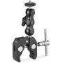 SMALLRIG Multi-Functional Ballhead Clamp Double Ball Adapter with Bottom Clamp - 2164