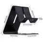 Rumfo Cell Phone Stand, Universal Portable Aluminum Desktop Charger Mount Holder Metal Charging Dock Cradle for Nintendo Switch iPhone Samsung Android Smartphones and Tablets (Blue) Rumfo Cell Phone Stand, Universal Portable Aluminum Desktop Charger Mount Holder Metal Charging Dock Cradle for Nintendo Switch iPhone Samsung Android Smartphones and Tablets (Blue)