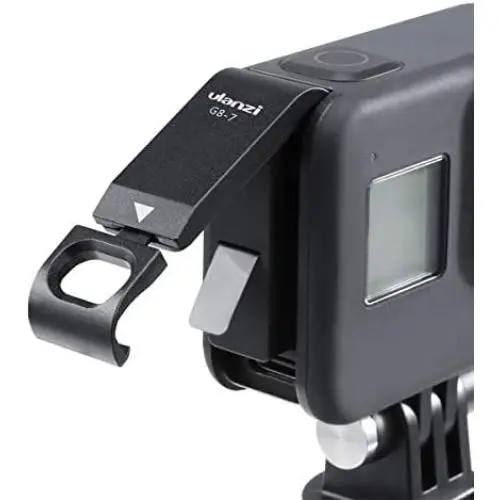 Ulanzi G8-7 Battery Cover Removable Type-C Charging Port Adapter Aluminum Alloy for GoPro Hero Black 8 Ulanzi G8-7 Battery Cover Removable Type-C Charging Port Adapter Aluminum Alloy for GoPro Hero Black 8