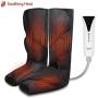 QUINEAR Leg Massager with Heat Air Compression Massage for Foot & Calf Helpful for Circulation and Muscles Relaxation