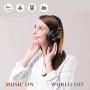 Noise Cancelling Headphones Bluetooth V5.0 Wireless,40Hours Playtime Headsets Over Ear with Microphones&Fast Charge,Srhythm NC75 Pro for TV/PC/Cell Phone - Low Latency