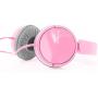 SONY Over Ear Best Stereo Extra Bass Portable Foldable Headphones Headset for Apple iPhone iPod/Samsung Galaxy / mp3 Player / 3.5mm Jack Plug Cell Phone (Rose)