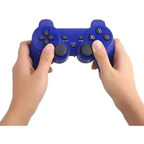 Haihuic PS3 Wireless Controller Dual Vibration Joystick 2.4 GHz Gamepad with Phone Holder for Playstation 3/ PC, Android TV/Type-C Smartphone, Haihuic PS3 Wireless Controller Dual Vibration Joystick 2.4 GHz Gamepad with Phone Holder for Playstation 3/ PC, Android TV/Type-C Smartphone,