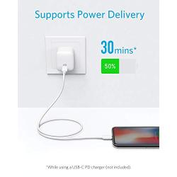 Anker USB C to Lightning Cable, iPhone 11 Charger [3ft Apple MFi Certified] Powerline II for iPhone SE / 11 Pro/X/XS/XR / 8 Plus/AirPods Pro, Supports Power Delivery