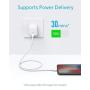 Anker USB C to Lightning Cable, iPhone 11 Charger [3ft Apple MFi Certified] Powerline II for iPhone SE / 11 Pro/X/XS/XR / 8 Plus/AirPods Pro, Supports Power Delivery