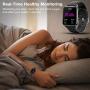 KOSPET Smart Watch for Android and iOS Phone, 1.4" Fitness Tracker with 31 Sports Modes, Mens Smartwatch with Sleep Monitor and Step Tracker, Activity Tracker with Heart Rate Monitor for Women, Blue