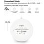 Vogek 6-Port USB Charger Desktop Charging Station with Smart Identification (White)