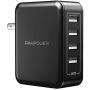 RAVPower USB Wall Charger 40W 8A 4-Port Multi-Port Travel Charger Charging Station, Compatible iPhone 11 Pro XS Max XR X, Ipad Pro Air Mini, Galaxy S9 S8 Note 8 Edge, Smartphone, Tablet and More