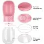 pedy Dog Water Bottle, Pet Travel Water Bottle with ABS Food Grade Small Dog Travel Outdoor Water Drinking Bottle