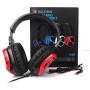 SADES R17 Gaming Headset for PS4 Controller,Xbox One,PC,Laptop,Mac,Tablet,Smartphone,Over Ear Noise-canceling Gaming Headphones with Mic for Nintendo Switch Games(Black&Red)