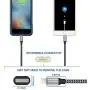 iPhone Charger, YOKERSU Nylon Braided Lightning Cable 3PACK 6ft Extra Long High Speed Data Sync Transfer Charging Cord Compatible with iPhone Xs MAX XR X 8 Plus 7 Plus 6S Plus 6 Plus SE 5S iPad(Gray)