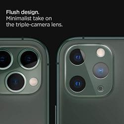 Spigen Camera Lens Screen Protector [2 Pack] designed for Apple iPhone 11 Pro / iPhone 11 Pro Max - Midnight Green
