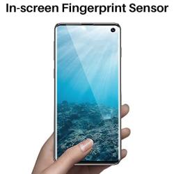 [3 Pack] L K Screen Protector for Samsung Galaxy S10, [Self Healing] [in-Display Fingerprint] [Easy Install positioning tool] HD Effect Flexible Film Product Name