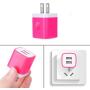 USB Wall Charger, Charger Adapter Charger Block, Double Wall Charger Plug 3-Pack 2.1Amp Dual Port Cube USB Power Adapter Compatible with iPhone 8/7/6 Plus/X, iPad, Samsung Galaxy S5 S6 S7 Edge, Kindle