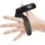 KIWI design Knuckle Strap for Oculus Quest/Oculus Rift S Touch Controller Grip Accessories (Black, 1 Pair)