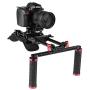 CAMVATE 15mm Rod Clamp Handgrip with for DSLR Camera Shoulder Mount Supporting Rig(Red)