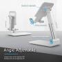 Cell Phone Stand,Fully Foldable Portable Phone Holder for Desk, Height Angle Adjustable iPad iPhone Cell Phone Stand Stamd,Cradle,Dock, Compatible with All Smartphone/iPad/Kindle/Tablet