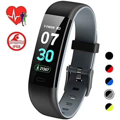 Mgaolo Fitness Tracker HR,Activity Tracker IP68 Waterproof Smart Watch Fit Wristband with Heart Rate Blood Pressure Sleep Monitor Pedometer Calorie Step Counter for Fitbit Android and iPhone (Gray) Mgaolo Fitness Tracker HR,Activity Tracker IP68 Waterproof Smart Watch Fit Wristband with Heart Rate Blood Pressure Sleep Monitor Pedometer Calorie Step Counter for Fitbit Android and iPhone (Gray)