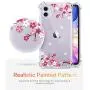 GVIEWIN iPhone 11 Case, Clear Flower Design Soft & Flexible TPU Ultra-Thin Shockproof Transparent Bumper Protective Floral Cover Case for iPhone 11 6.1 Inch 2019 (Peach Blossom/Pink) GVIEWIN iPhone 11 Case, Clear Flower Design Soft & Flexible TPU Ultra-Thin Shockproof Transparent Bumper Protective Floral Cover Case for iPhone 11 6.1 Inch 2019 (Peach Blossom/Pink)
