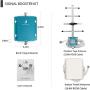 Cell Phone Signal Booster for Home and Office - 850MHz Band 5 GSM 3G Cellular Repeater with Directional Panel/Yagi Antennas - Boost Voice, Text Up to 4,500Sq Ft Area