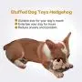 CPYOSN Hedgehog Dog Toys, Dog Squeak Plush Pet Toys Intreactive Training Stuffed Dog Chew Toys for Puppies and Small Dogs, 2 Pack