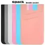 BIAJIYA Card Holder for Back of Phone Silicone Wallet Stick-on ID Credit Card Pocket for Smartphones(6PC) BIAJIYA Card Holder for Back of Phone Silicone Wallet Stick-on ID Credit Card Pocket for Smartphones(6PC)